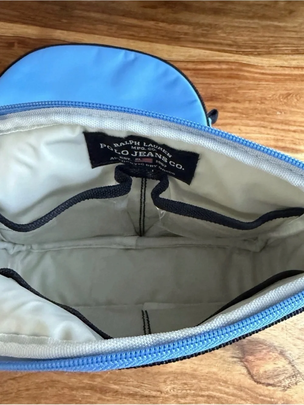 POLO JEANS CO. Blue Cosmetic Bags Set Vintage